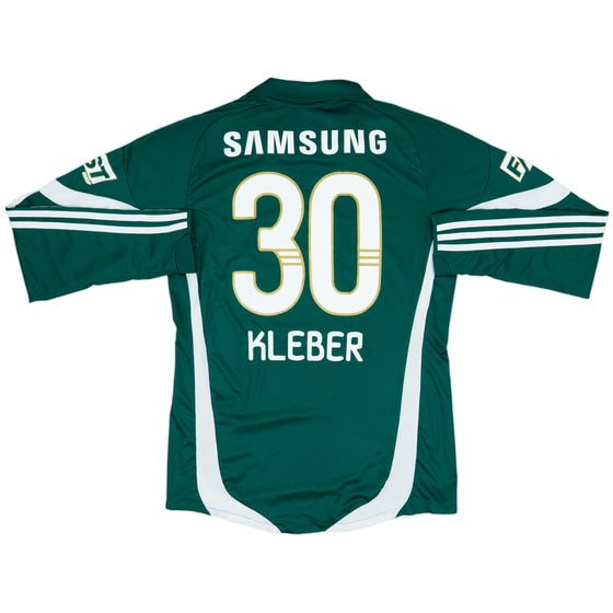 2009-10 Palmeiras Home L/S Shirt Kleber #30 - 8/10 - (M)