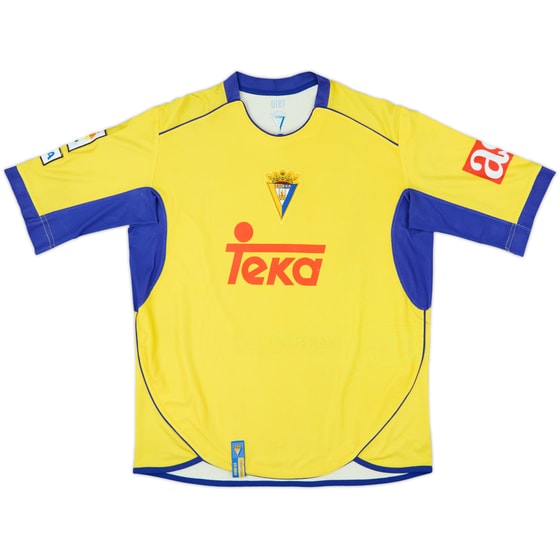 2007-08 Cadiz Home Shirt - 8/10 - (M)