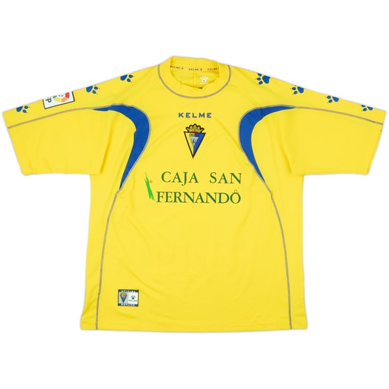 2005-06 Cadiz Home Shirt - 8/10 - (XL)