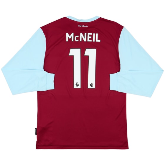 2019-20 Burnley Home L/S Shirt McNeil #11 (L)