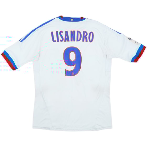 2011-12 Lyon Home Shirt Lisandro #9 - 4/10 - (M)