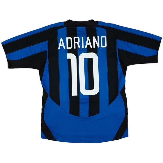 2003-04 Inter Milan Home Shirt Adriano #10 - 7/10 - (L)