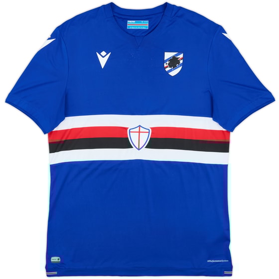 2021-22 Sampdoria Home Shirt - 8/10 - (XL)