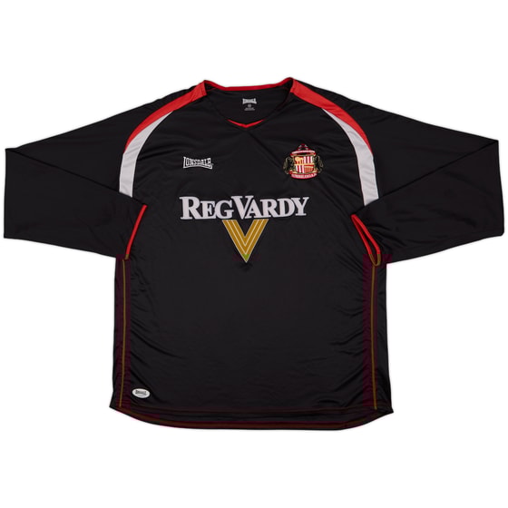 2005-06 Sunderland Away L/S Shirt - 8/10 - (XXL)