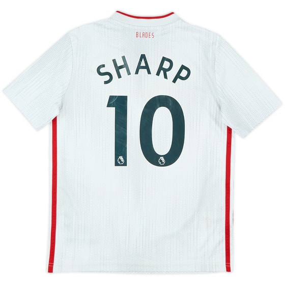2019-20 Sheffield United Away Shirt Sharp #10 - 5/10 - (M.Boys)