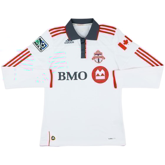 2010-11 Toronto Authentic Away L/S Shirt - 8/10 - (S)