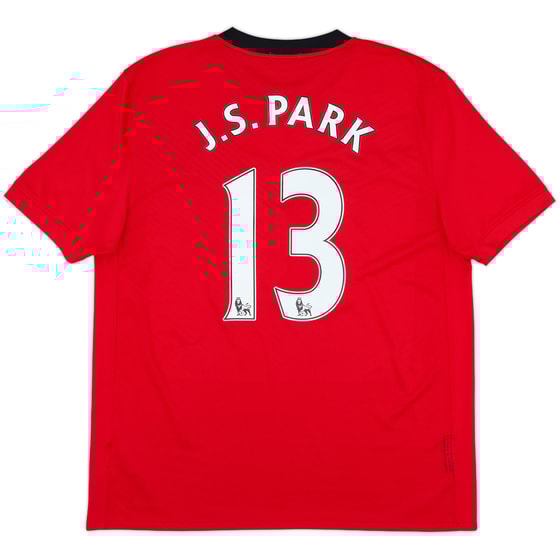 2009-10 Manchester United Home Shirt J.S.Park #13 - 8/10 - (L)
