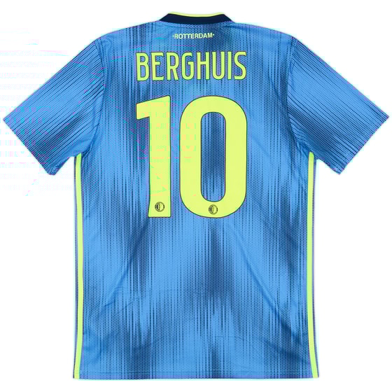 2019-20 Feyenoord Away Shirt Berghuis #10 - 9/10 - (M)