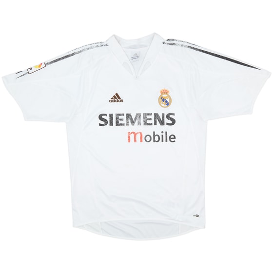 2004-05 Real Madrid Home Shirt - 4/10 - (M)