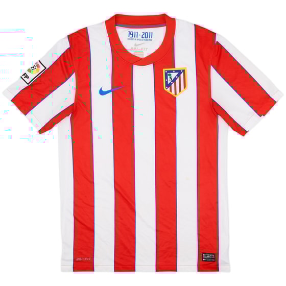 2011-12 Atletico Madrid Home Shirt - 7/10 - (S)