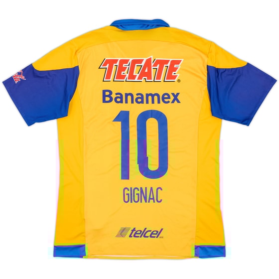 2015-16 Tigres UNAL Home Shirt Gignac #10 - 8/10 - (L)