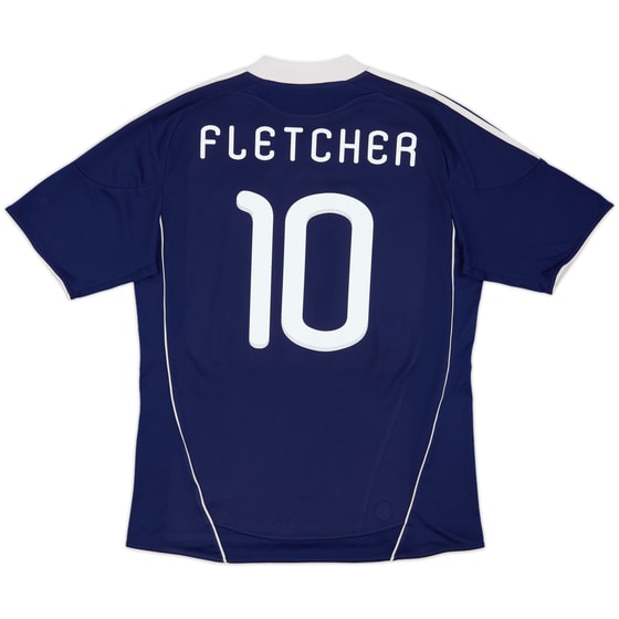 2010-11 Scotland Home Shirt Fletcher #10 - 7/10 - (L)