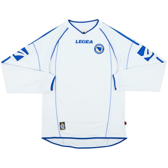 2005-06 Bosnia & Herzegovina Home L/S Shirt - 7/10 - (L)