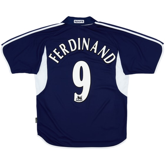 2000-01 Tottenham Away Shirt Ferdinand #9  - 10/10 - (M)