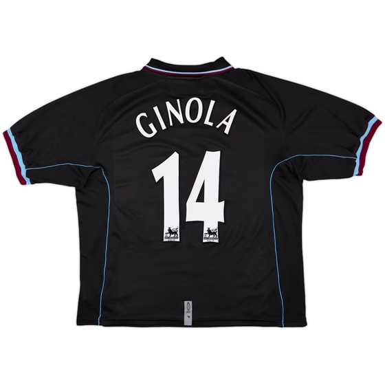 2000-01 Aston Villa Away Shirt Ginola #14 - 10/10 - (L)