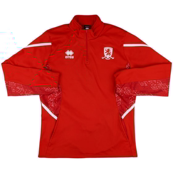 2022-23 Middlesbrough Errea 1/4 Zip Drill Top - 5/10 - (L)