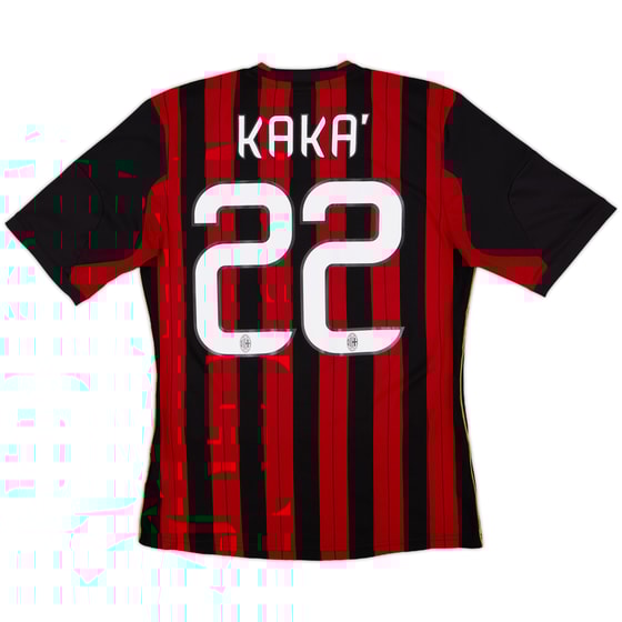 2013-14 AC Milan Home Shirt Kaka #22 - 7/10 - (S)