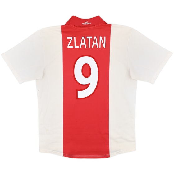 2001-02 Ajax Home Shirt Zlatan #9 - 7/10 - (L)