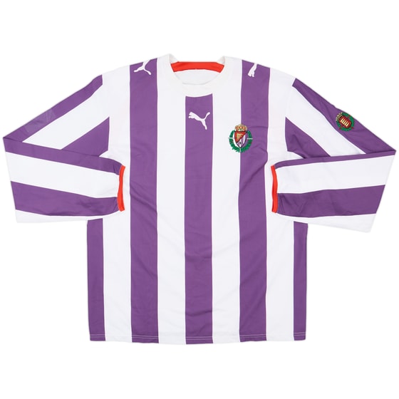 2006-07 Real Valladolid Home L/S Shirt - 7/10 - (XL)
