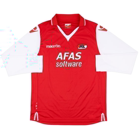 2012-13 AZ Alkmaar Home L/S Shirt - 7/10 - (M)