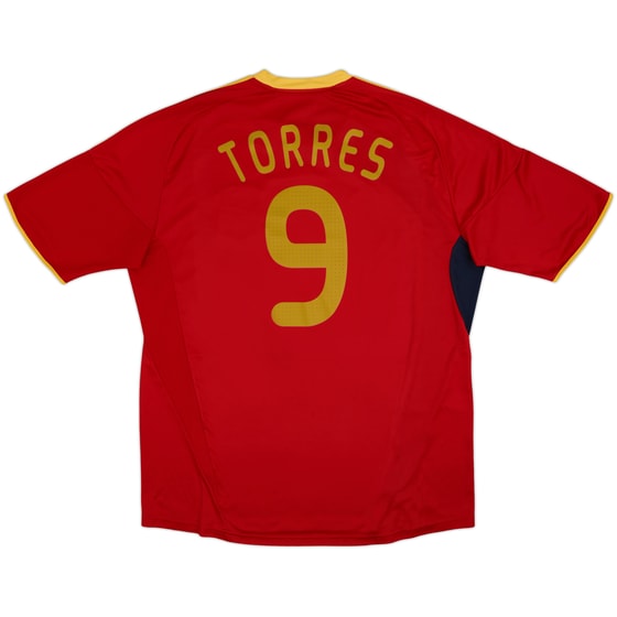 2009 Spain Home Shirt Torres #9 - 8/10 - (XXL)