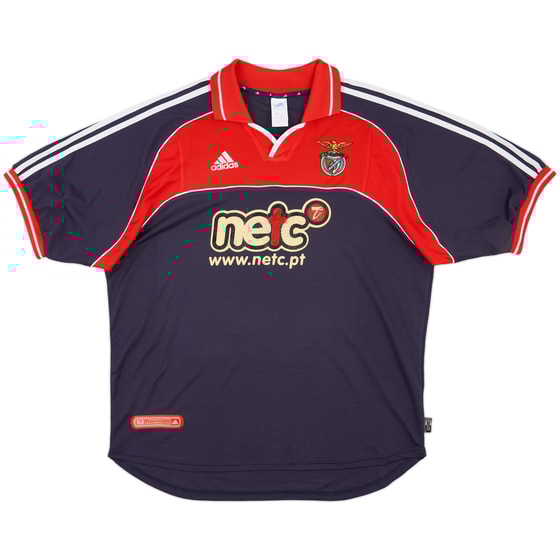 2000-01 Benfica Away Shirt - 6/10 - (XL)