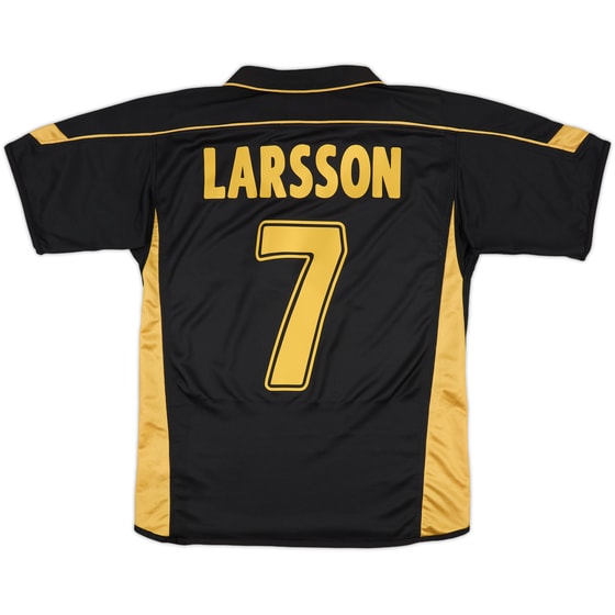 2003-04 Celtic Away Shirt Larsson #7 - 9/10 - (M)