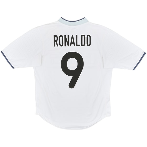 2000-01 Inter Milan Away Shirt Ronaldo #9 - 8/10 - (M)