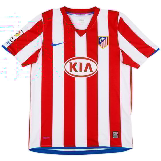 2008-09 Atletico Madrid Home Shirt - 9/10 - (XL.Boys)