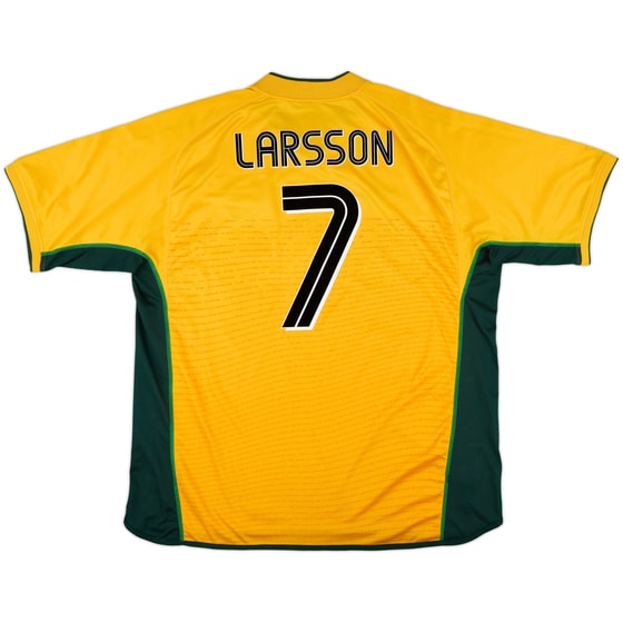 2002-03 Celtic Away Shirt Larsson #7 - 9/10 - (XXL)