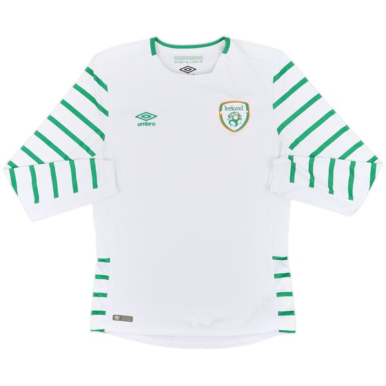 2016-17 Ireland Away L/S Shirt - 9/10 - (M)