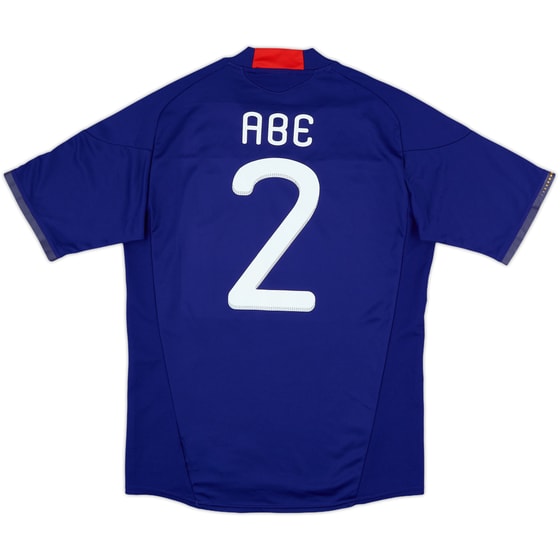 2010-12 Japan Home Shirt Abe #2 - 8/10 - (M)