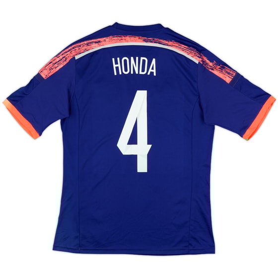 2013-15 Japan Home Shirt Honda #4 - 8/10 - (M)