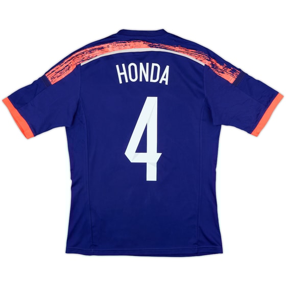 2013-15 Japan Home Shirt Honda #4 - 8/10 - (S)