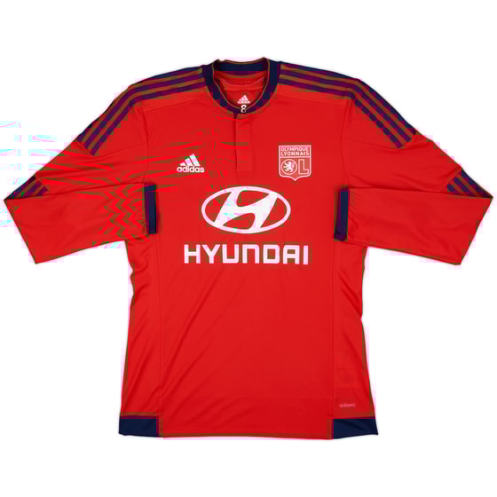 2015-16 Lyon Player Issue Away L/S Shirt - 9/10 - (L)