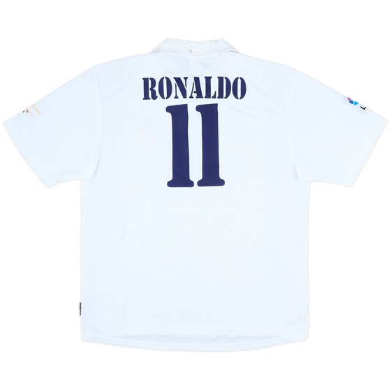 2002-03 Real Madrid Centenary Home Shirt Ronaldo #11 - 5/10 - (XL)