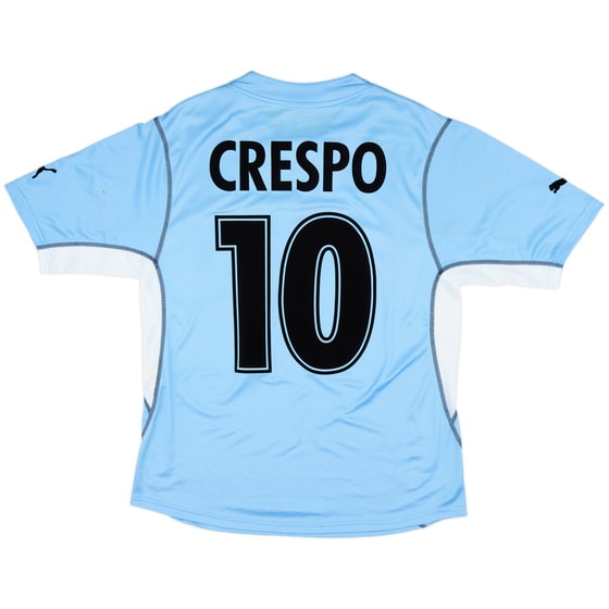 2001-02 Lazio Home Shirt Crespo #10 - 7/10 - (M)
