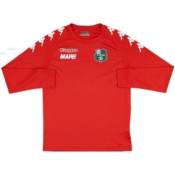 2019-20 Sassuolo Camp Kappa Training L/S Shirt - 8/10 - (S)