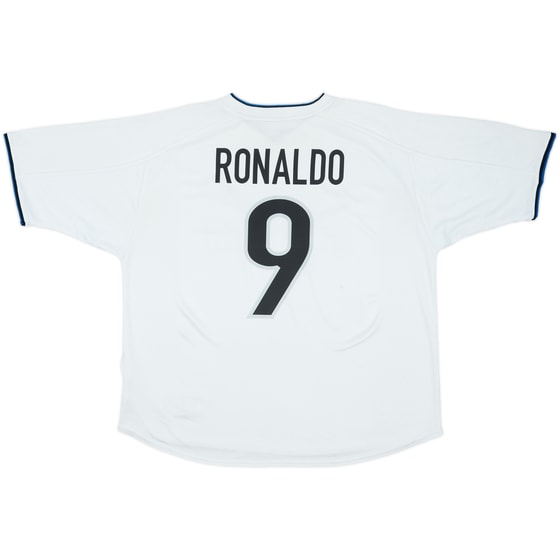 1999-00 Inter Milan Away Shirt Ronaldo #9 - 6/10 - (XL)