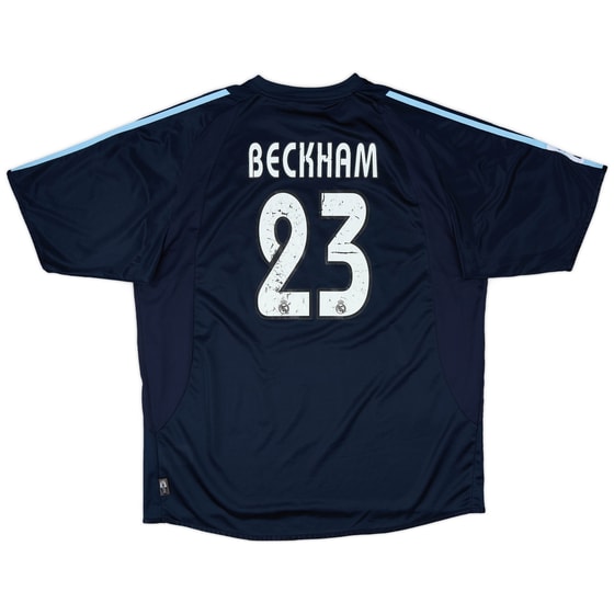 2003-04 Real Madrid Away Shirt Beckham #23 - 5/10 - (XL)