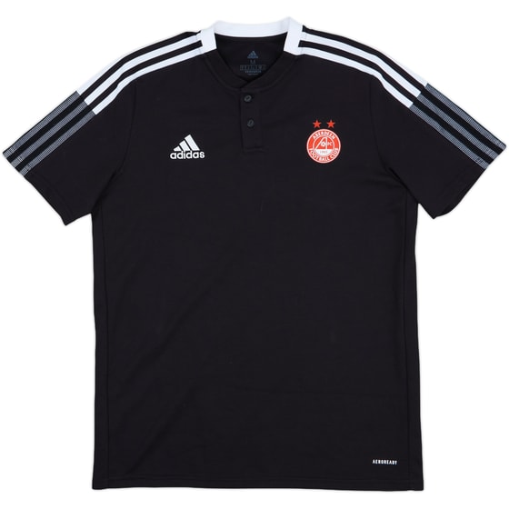 2021-22 Aberdeen adidas Polo Shirt - 8/10 - (M)