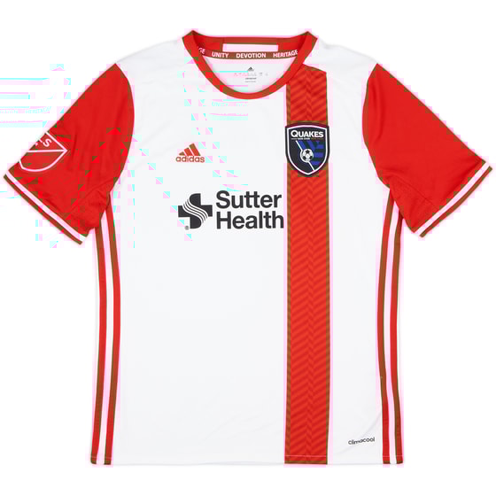 2016-17 San Jose Earthquakes Away Shirt - 9/10 - (L.Boys)