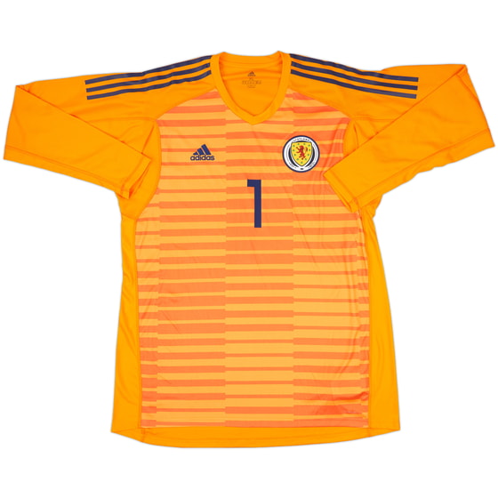 2018-19 Scotland Player Issue GK Shirt #1 - 10/10 - (XL)