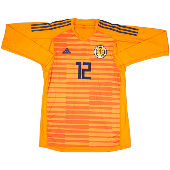 2018-19 Scotland Player Issue GK Shirt #12 - 10/10 - (L)