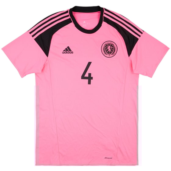 2016-17 Scotland Match Issue Away Shirt #4