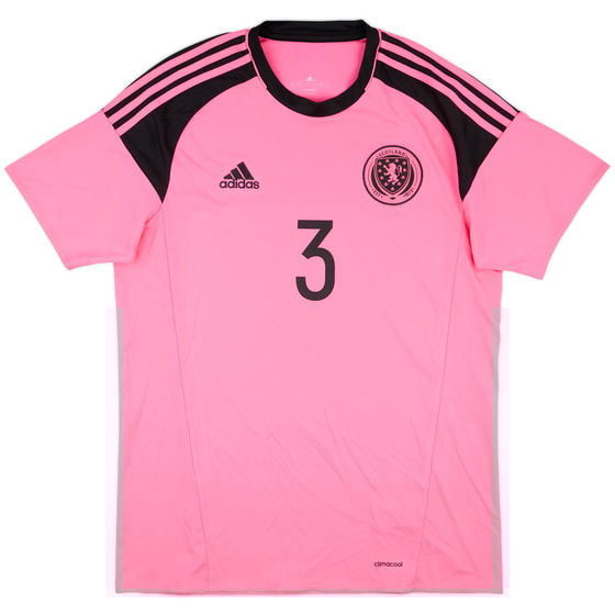 2016-17 Scotland Match Issue Away Shirt #3