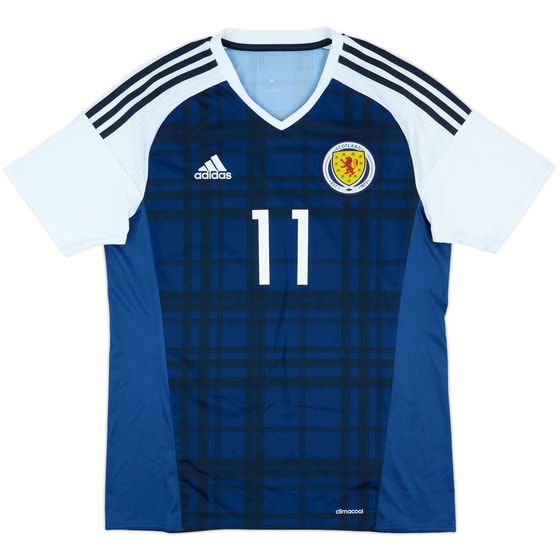 2015-17 Scotland Match Issue Home Shirt #11