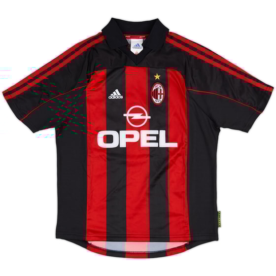 2000-02 AC Milan Home Shirt #15 - 5/10 - (XL.Boys)