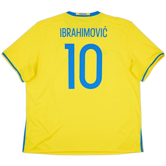 2016-17 Sweden Home Shirt Ibrahimovic #10 (XXL)