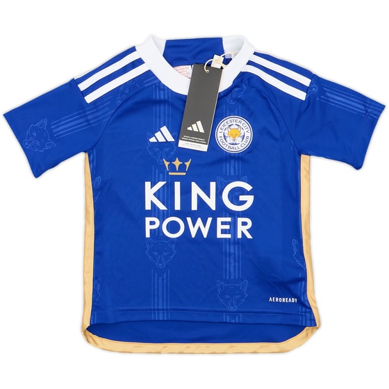 2023-24 Leicester Home Shirt (3-4 Years)